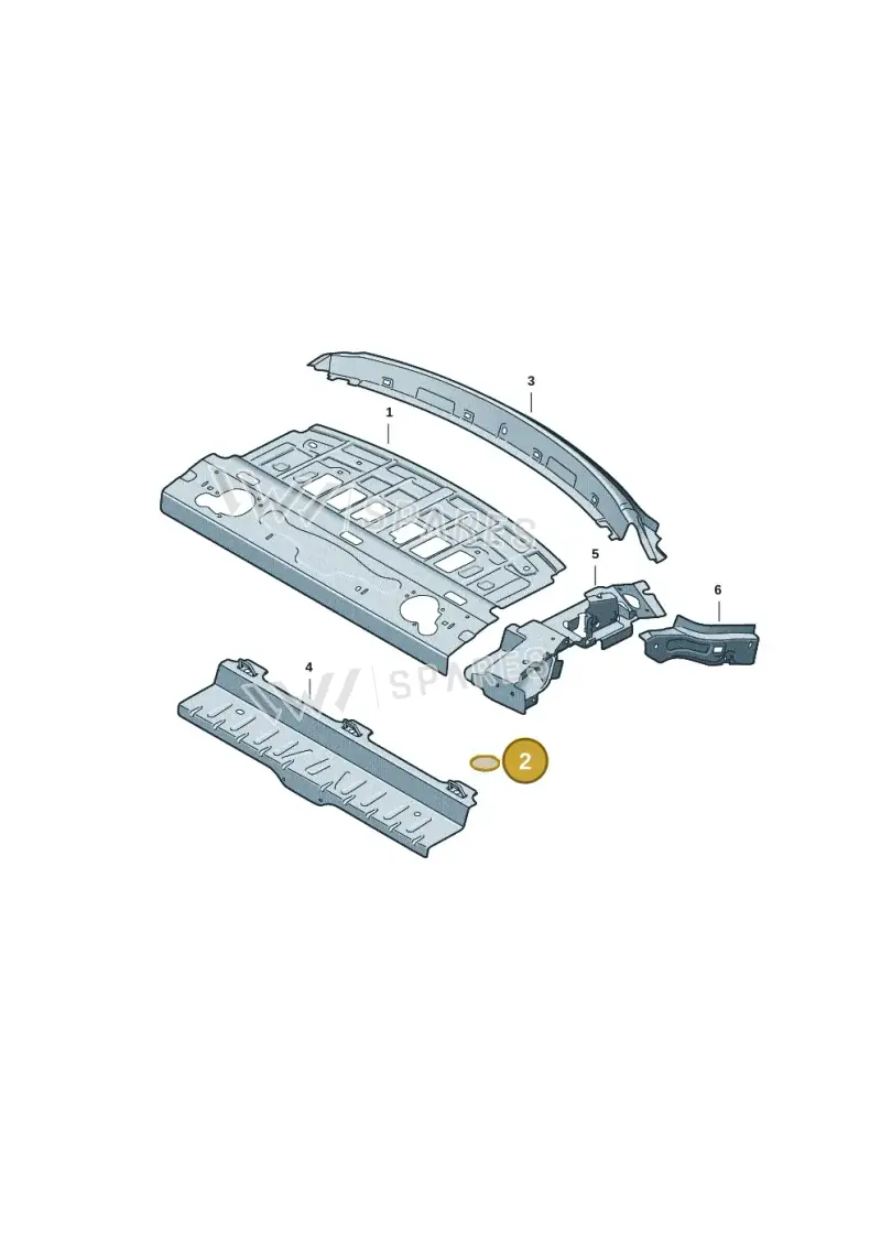 971863900 — Audi RS e-tron GT (2020-2025) diagram 4j1813000, position 2