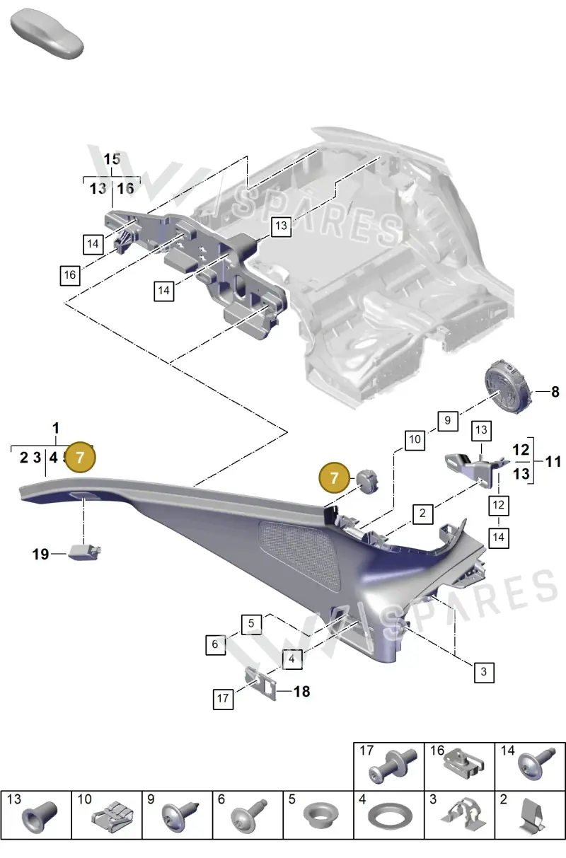 971867597 — Porsche Panamera (2023-2025) diagram p62807400, position 7