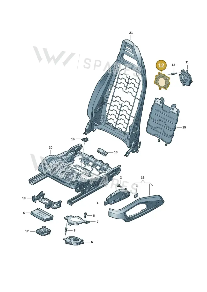 971881537 — Audi RS e-tron GT (2020-2025) diagram 4j1959200, position 12