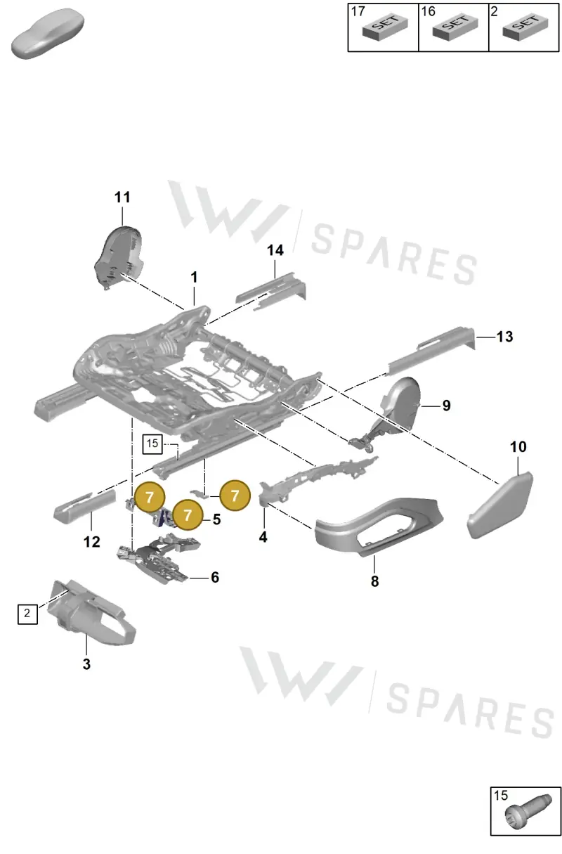 971881561 — Porsche Panamera (2023-2025) diagram p62817100, position 7