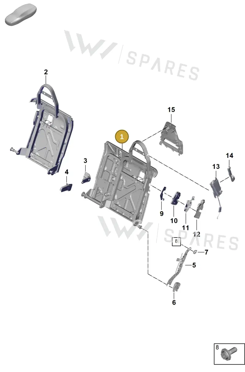 971885045K — Porsche Panamera (2023-2025) diagram p62818000, position 1