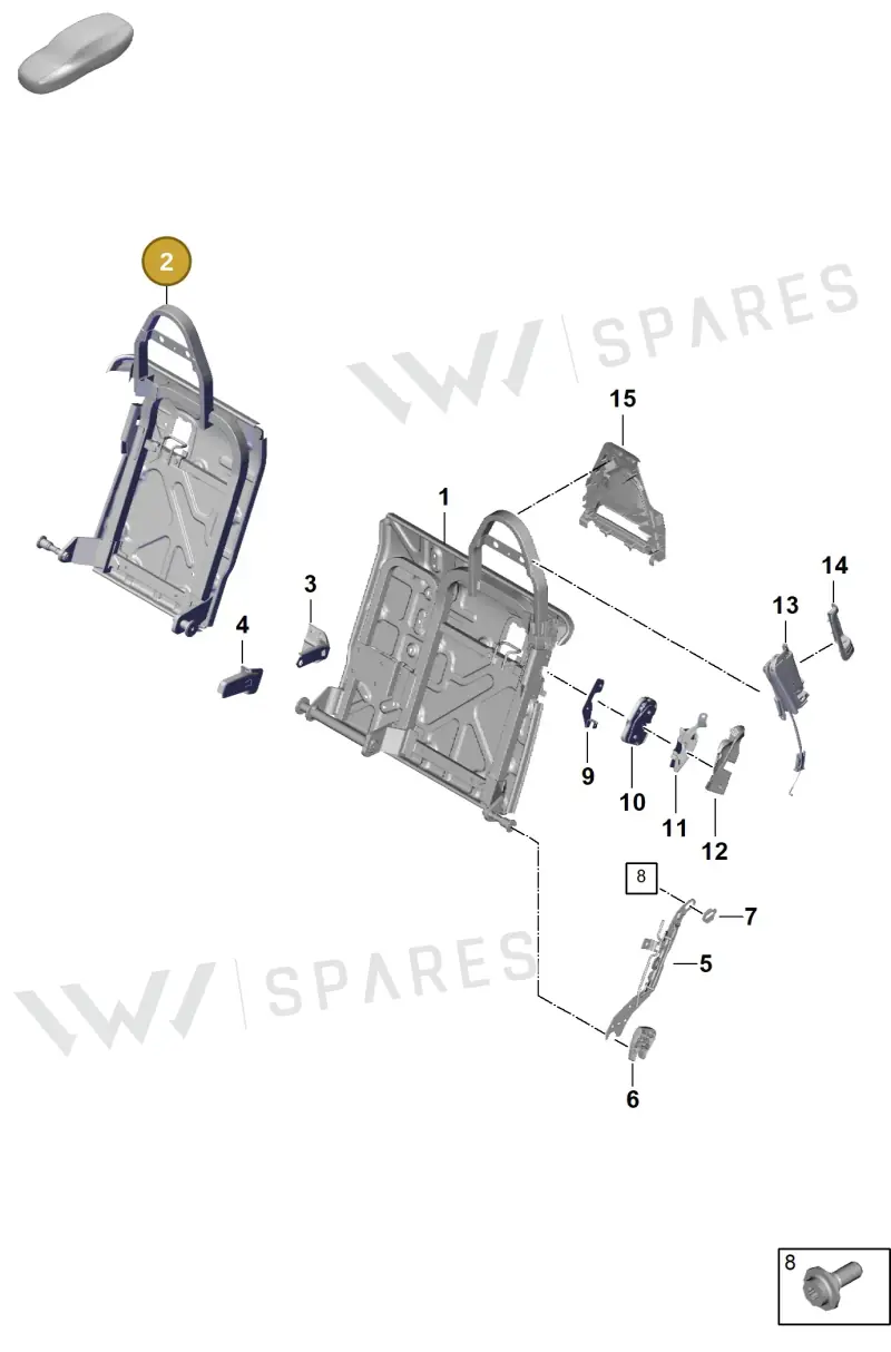 971885046D — Porsche Panamera (2023-2025) diagram p62818000, position 2