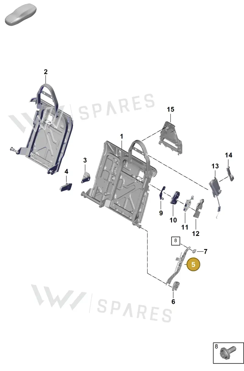 971885190A — Porsche Panamera (2023-2025) diagram p62818000, position 5