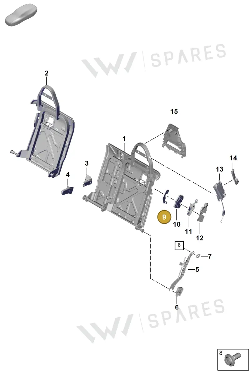 971885281 — Porsche Panamera (2023-2025) diagram p62818000, position 9