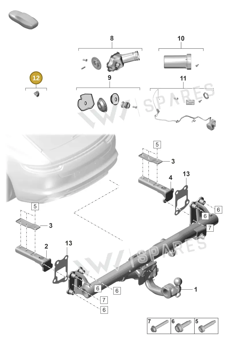 971898209 — Porsche Panamera (2020-2023) diagram p58002000, position 12