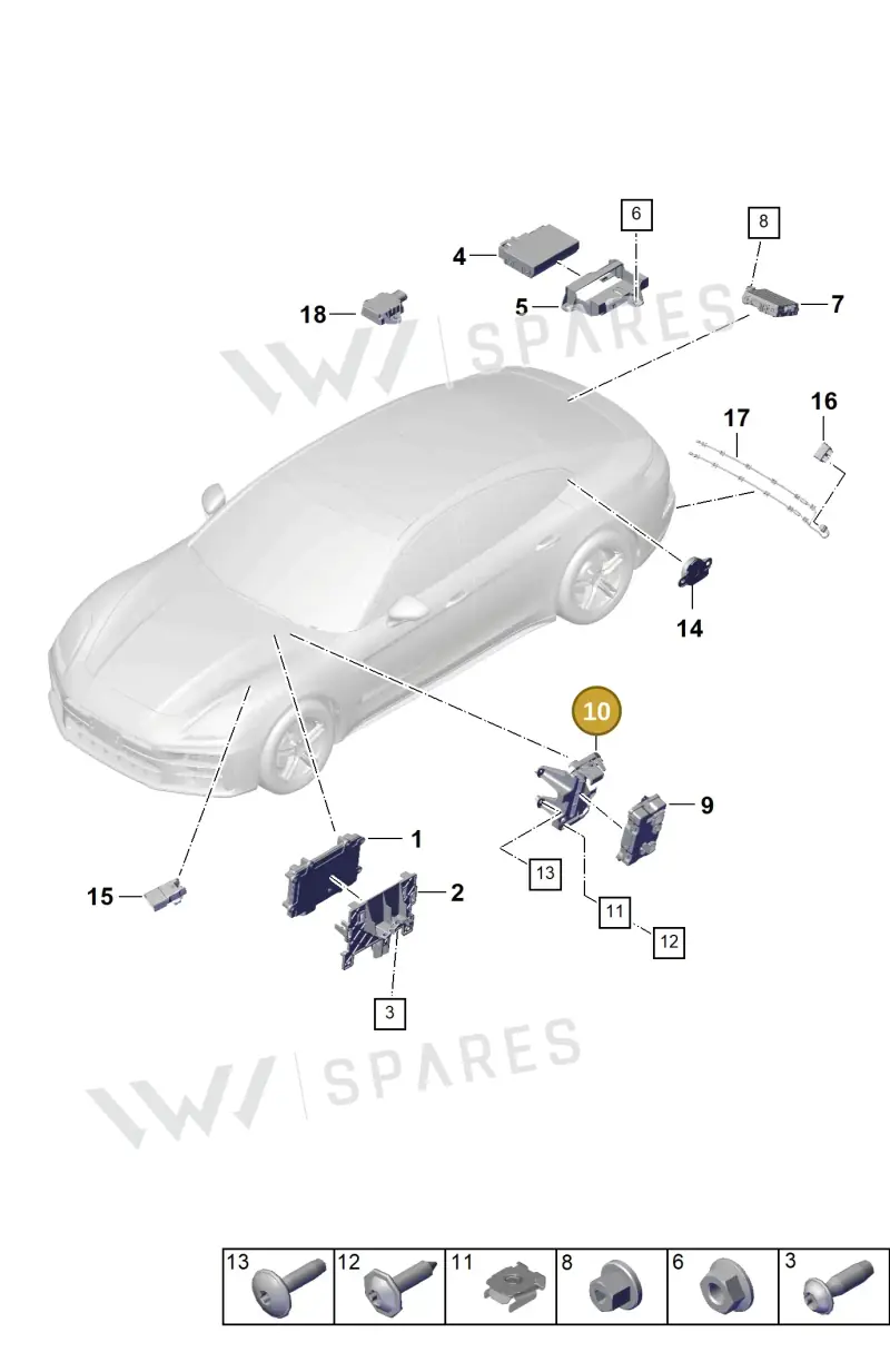 971907102 — Porsche Panamera (2023-2025) diagram p62901100, position 10