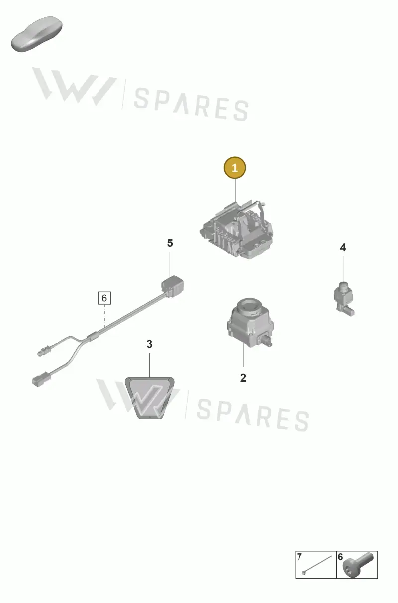 971907217N — Porsche Panamera (2020-2023) diagram p58911060, position 1
