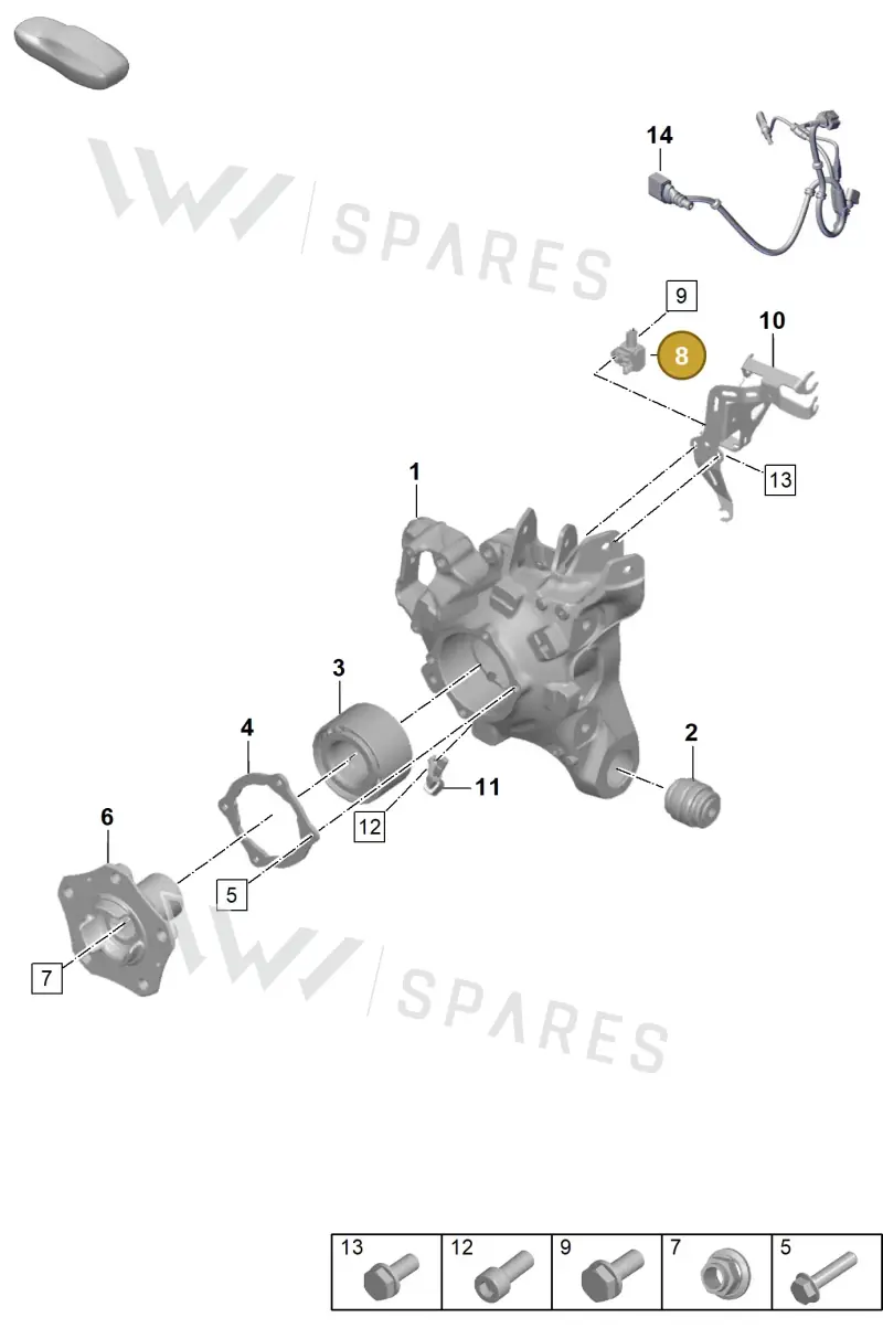 971907656 — Porsche Panamera 4 Hybrid (2020-2023) diagram p56501020, position 8
