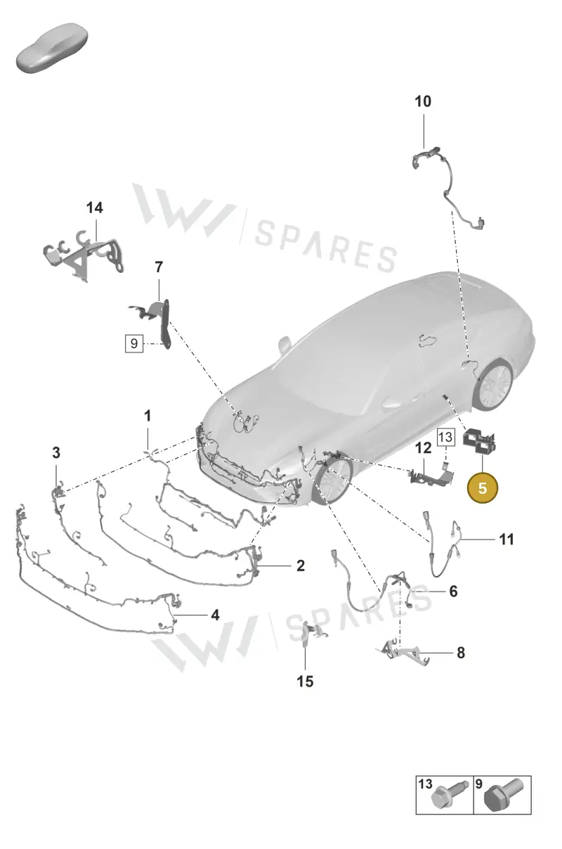 971907907B — Porsche Panamera (2020-2023) diagram p58902020, position 5
