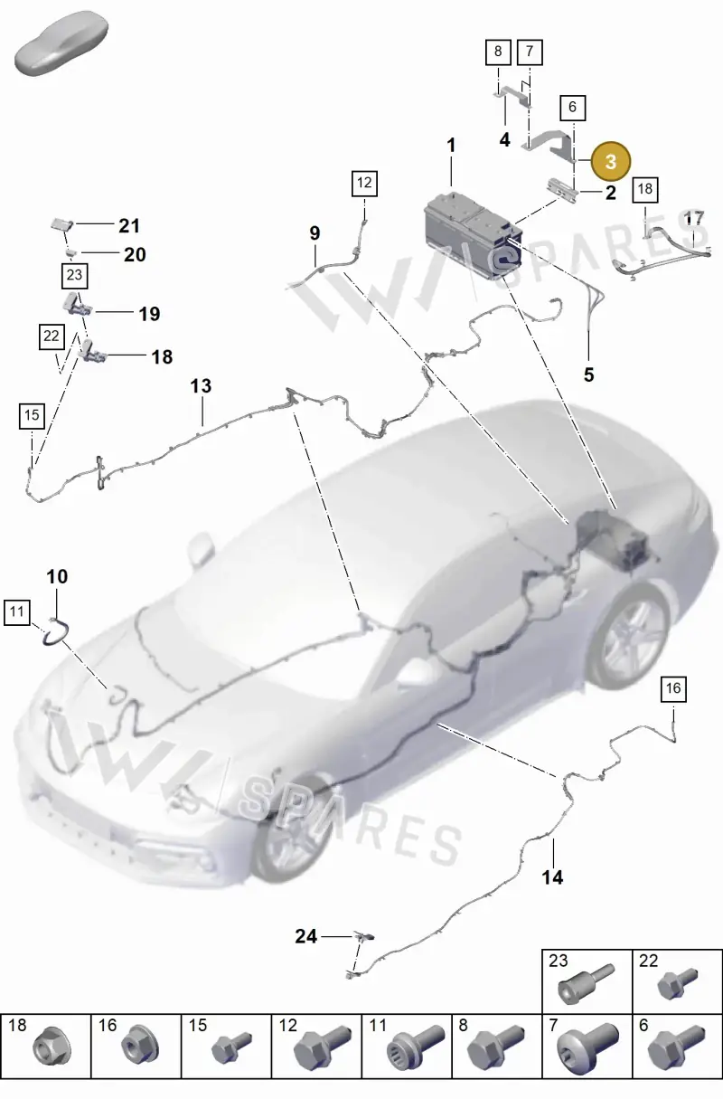 971915319 — Porsche Panamera (2023-) diagram p62902300, position 3