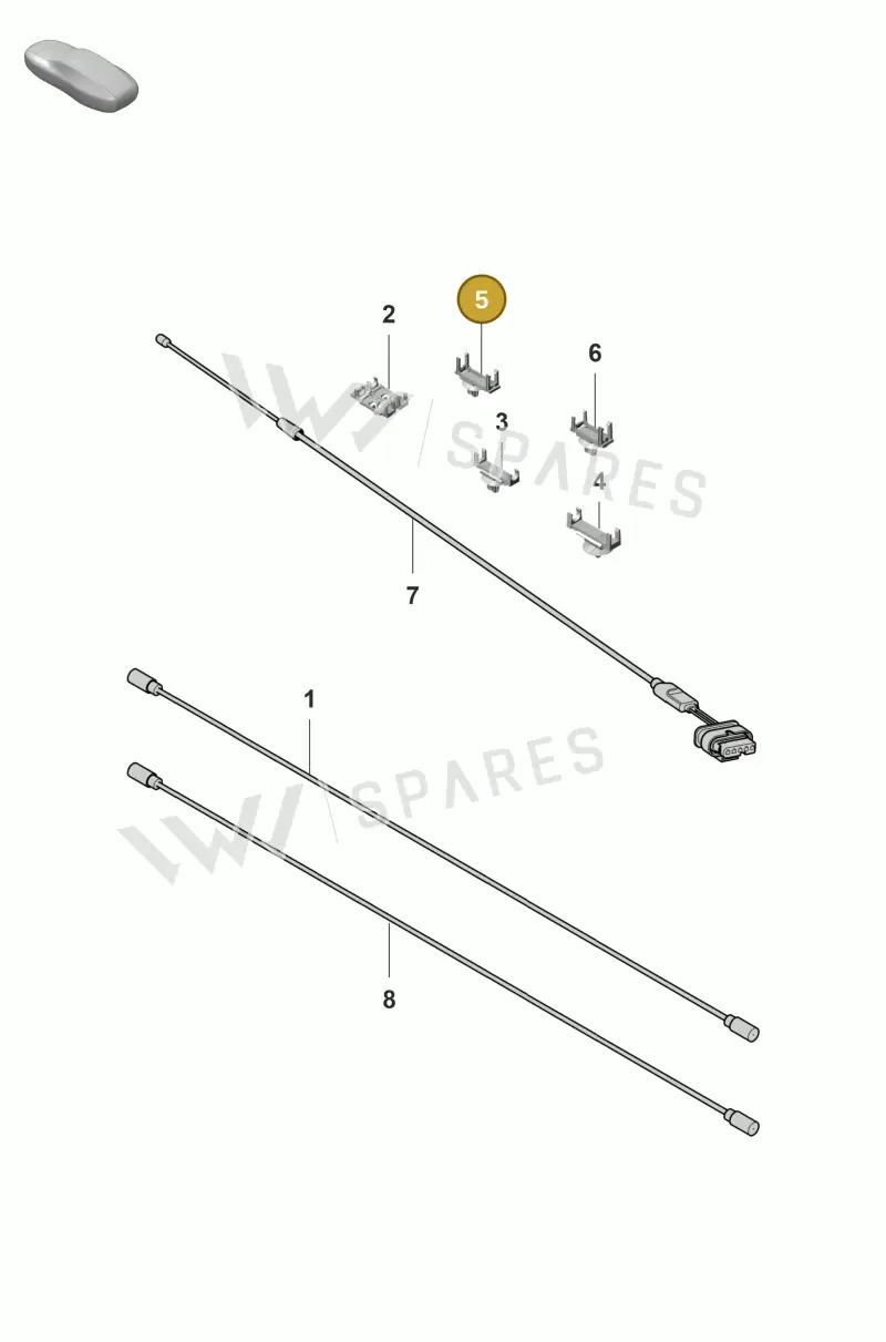 971937543 — Porsche Panamera (2020-2023) diagram p58911020, position 5