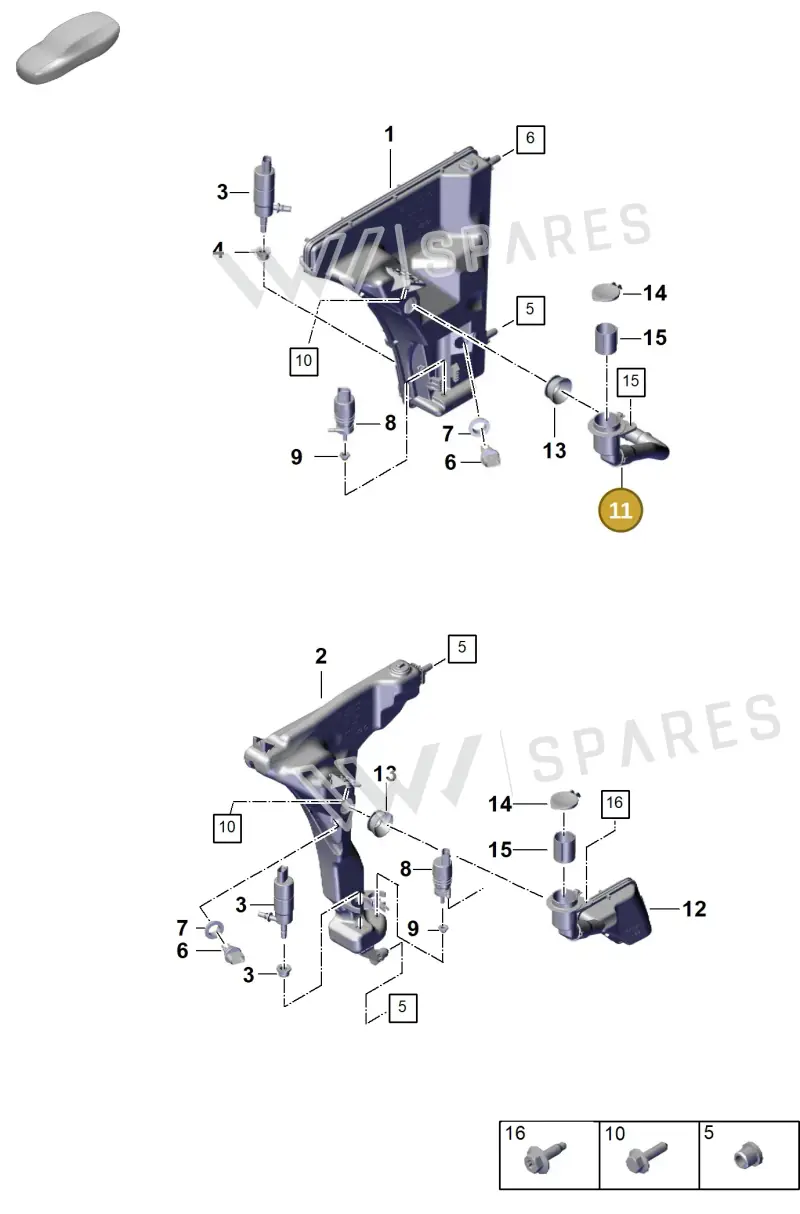 971955463 — Porsche Panamera (2023-2025) diagram p62906200, position 11