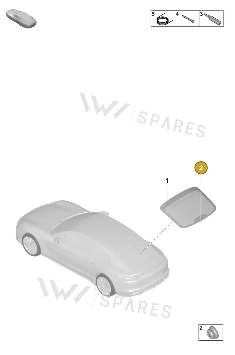 971955754A — Porsche Panamera (2020-2023) diagram p58805200, position 2