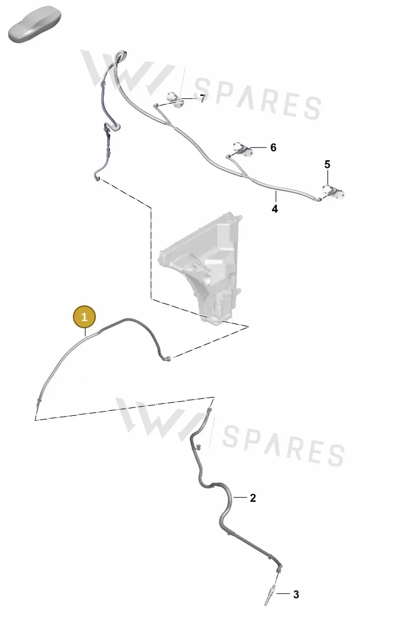 971955964B — Porsche Panamera (2023-) diagram p62906300, position 1