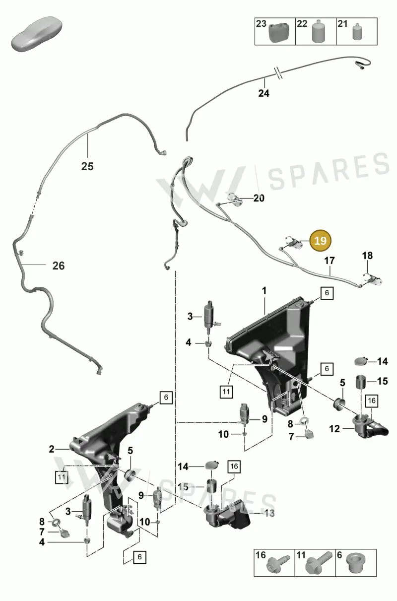 971955987 — Porsche Panamera (2020-2023) diagram p58904010, position 19