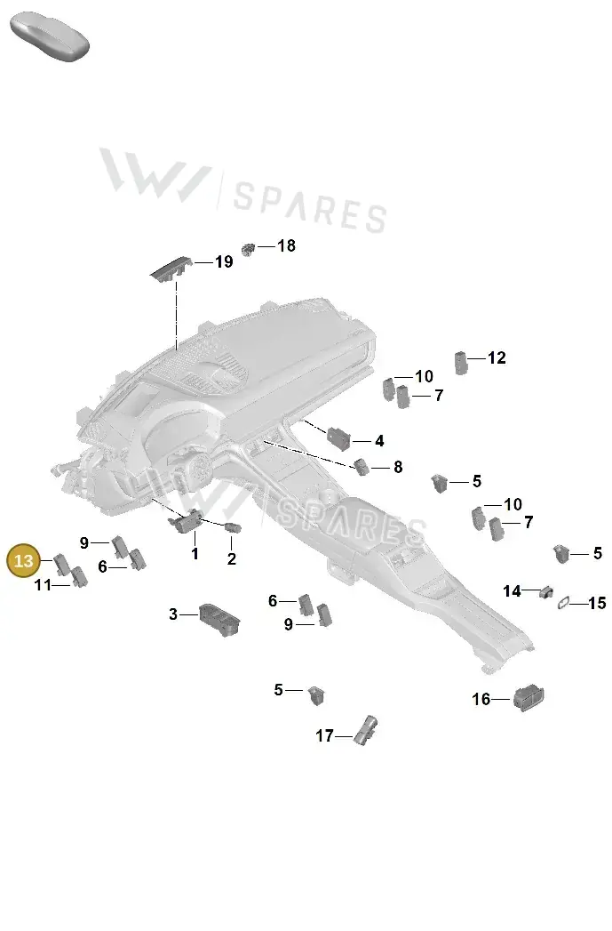 971959214F6N3 — Porsche Panamera (2023-) diagram p62905600, position 13