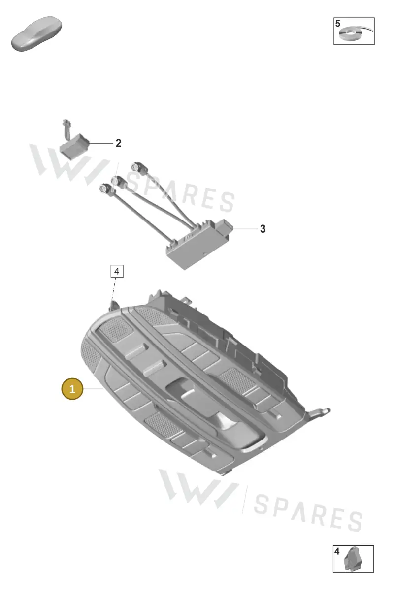 971959551HAHTO — Porsche Panamera (2020-2023) diagram p58903020, position 1