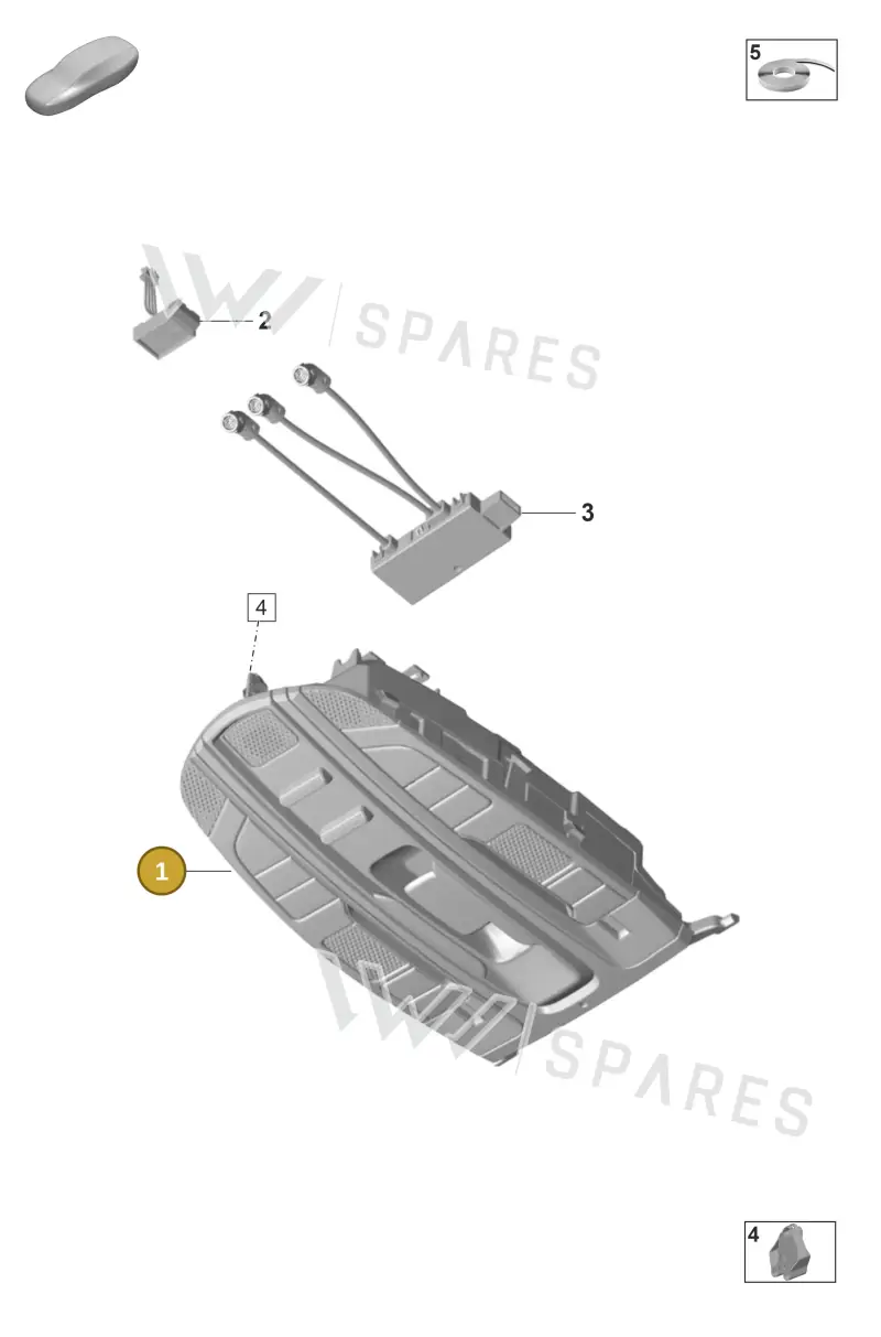 971959551HCHTO — Porsche Panamera (2020-2023) diagram p58903020, position 1