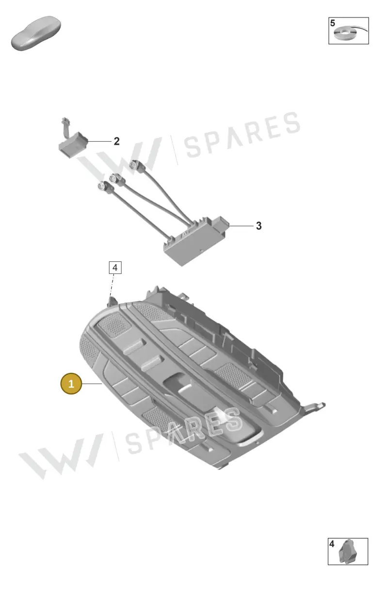 971959551KJHTO — Porsche Panamera (2020-2023) diagram p58903020, position 1