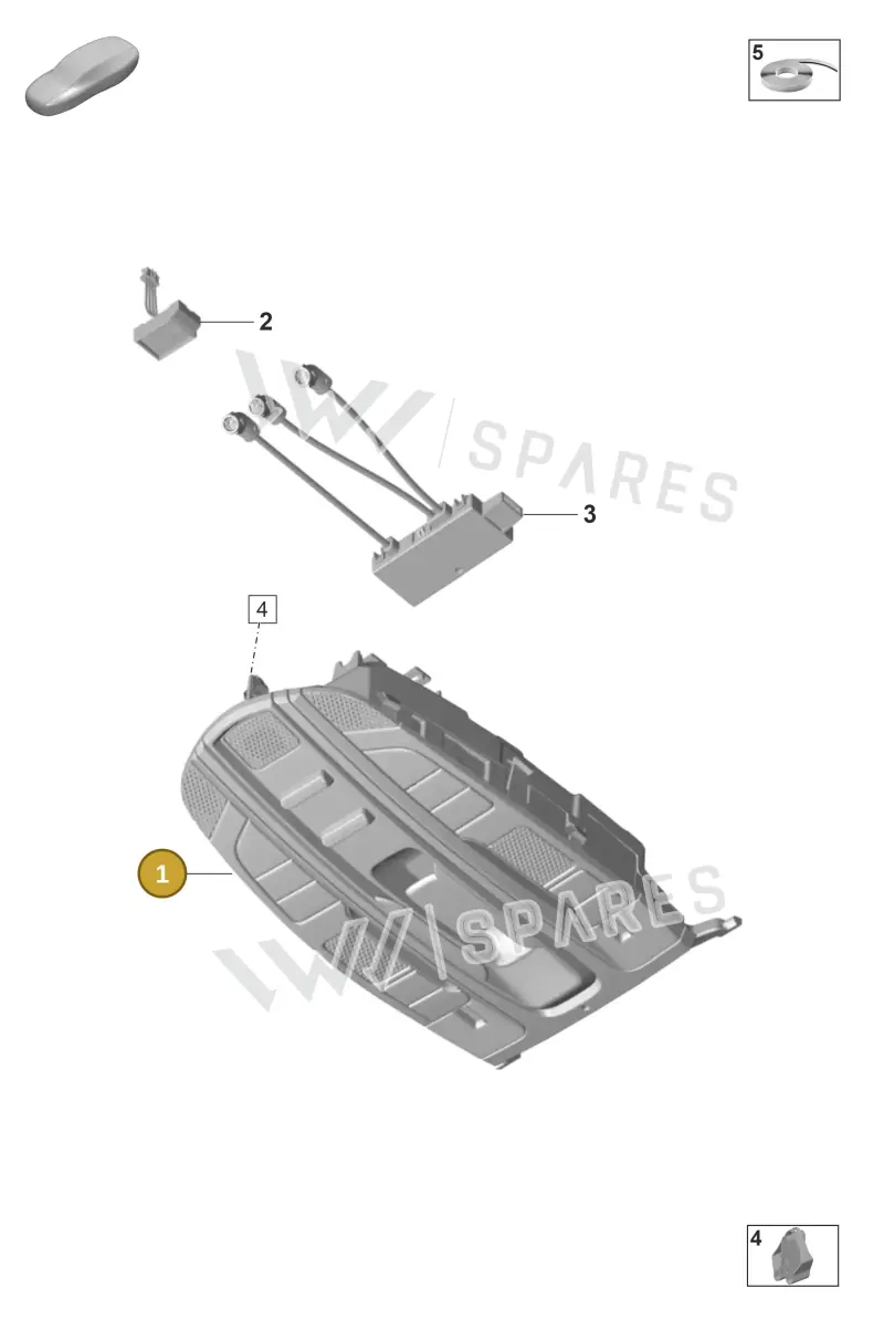971959551KMHTO — Porsche Panamera (2020-2023) diagram p58903020, position 1