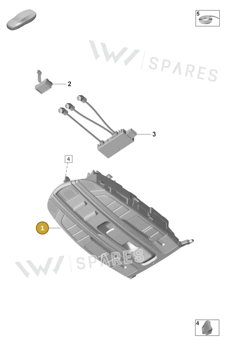 971959551LSHTO — Porsche Panamera (2020-2023) diagram p58903020, position 1