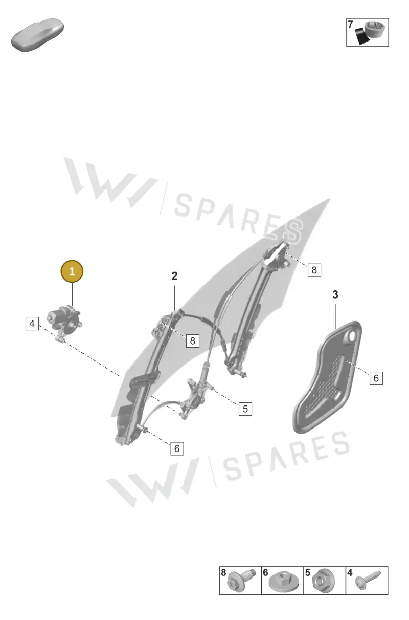 971959802 — Porsche Taycan Sport Turismo (2019-2024) diagram p56804400, position 1