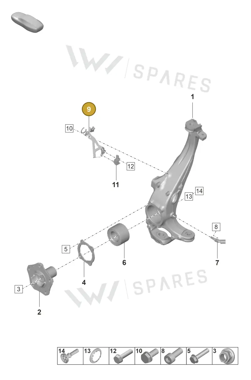 971971004 — Porsche Panamera (2020-2023) diagram p58401020, position 9