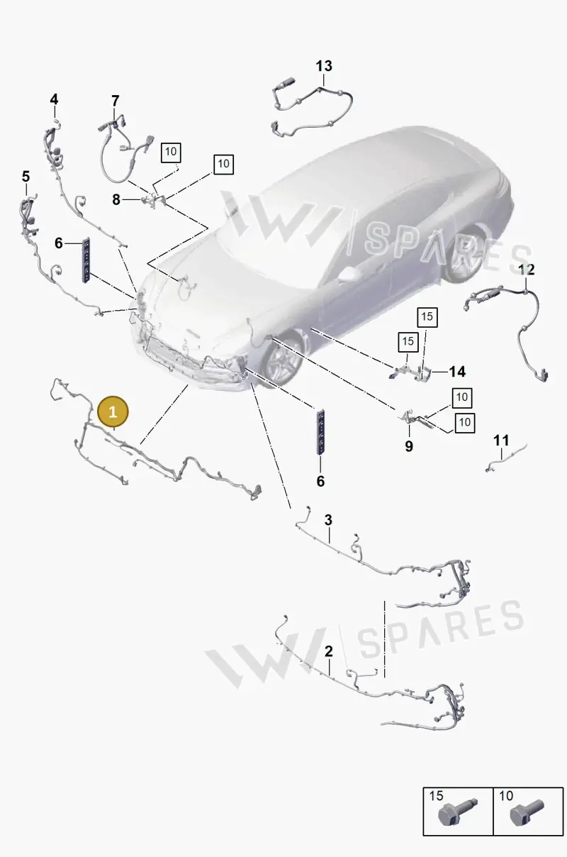 971971073CN — Porsche Panamera (2016-2020) diagram p49902020, position 1