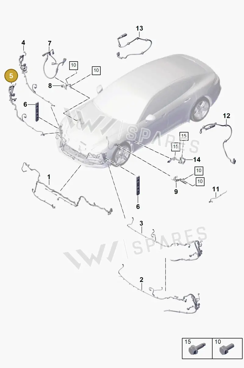 971971097A — Porsche Panamera (2016-2020) diagram p49902020, position 5