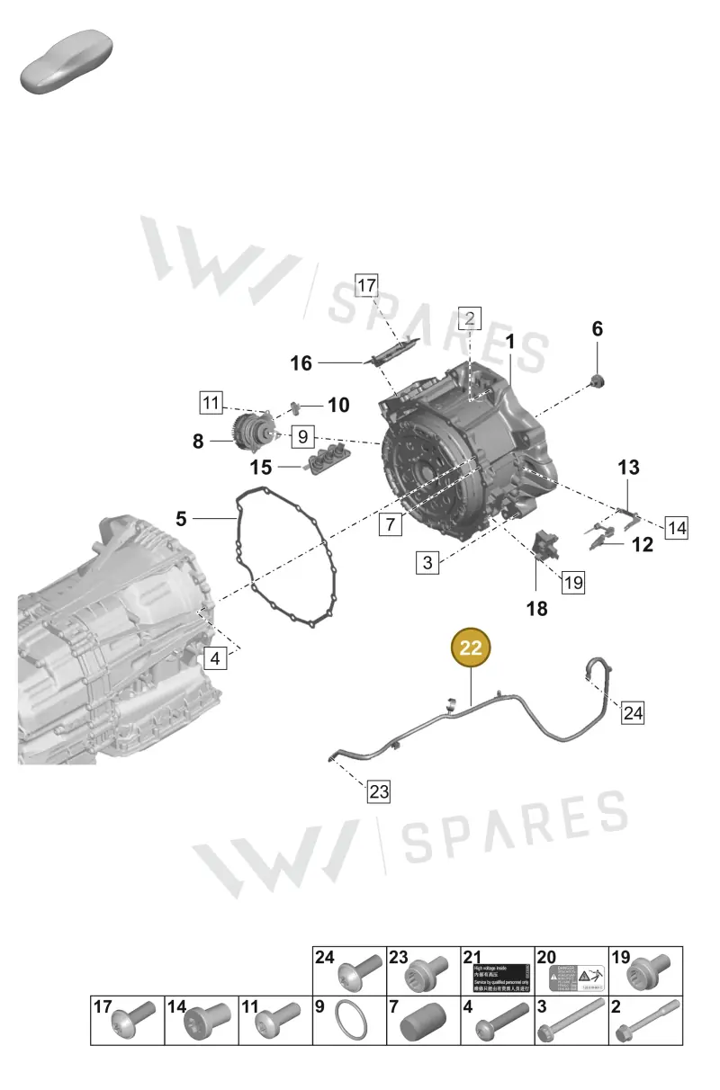 971971235H — Porsche Panamera (2020-2023) diagram p58901010, position 22