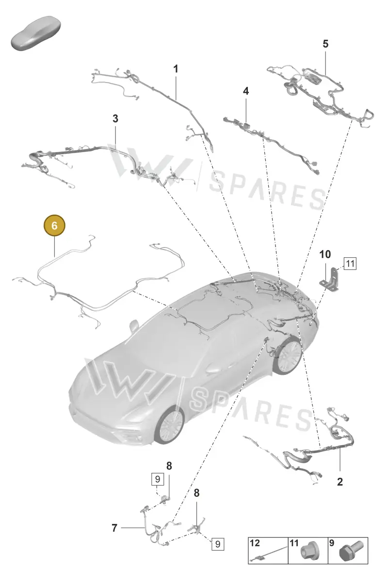 971971247 — Porsche Panamera (2020-2023) diagram p58902040, position 6