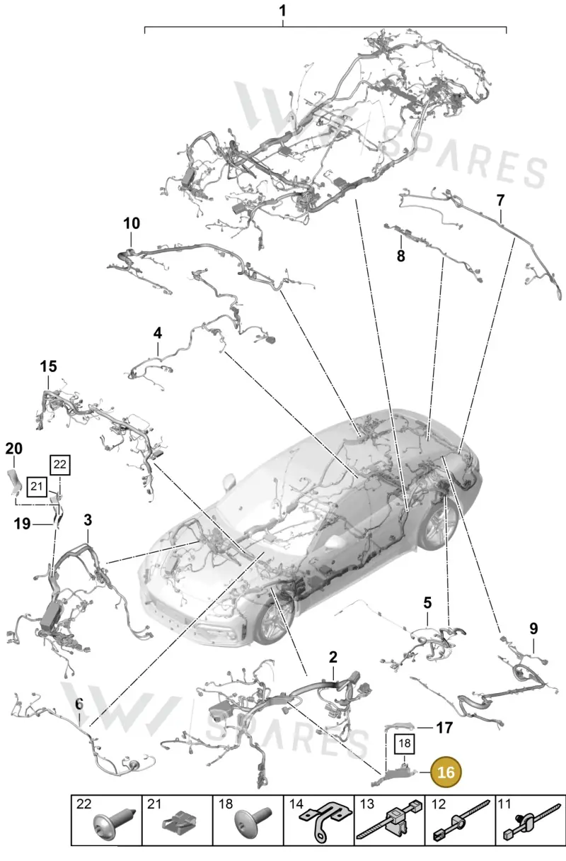 971971342 — Porsche Panamera (2016-2020) diagram p49902030, position 16