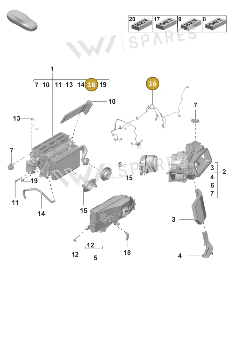 971971565D — Porsche Panamera (2020-2023) diagram p58814000, position 16