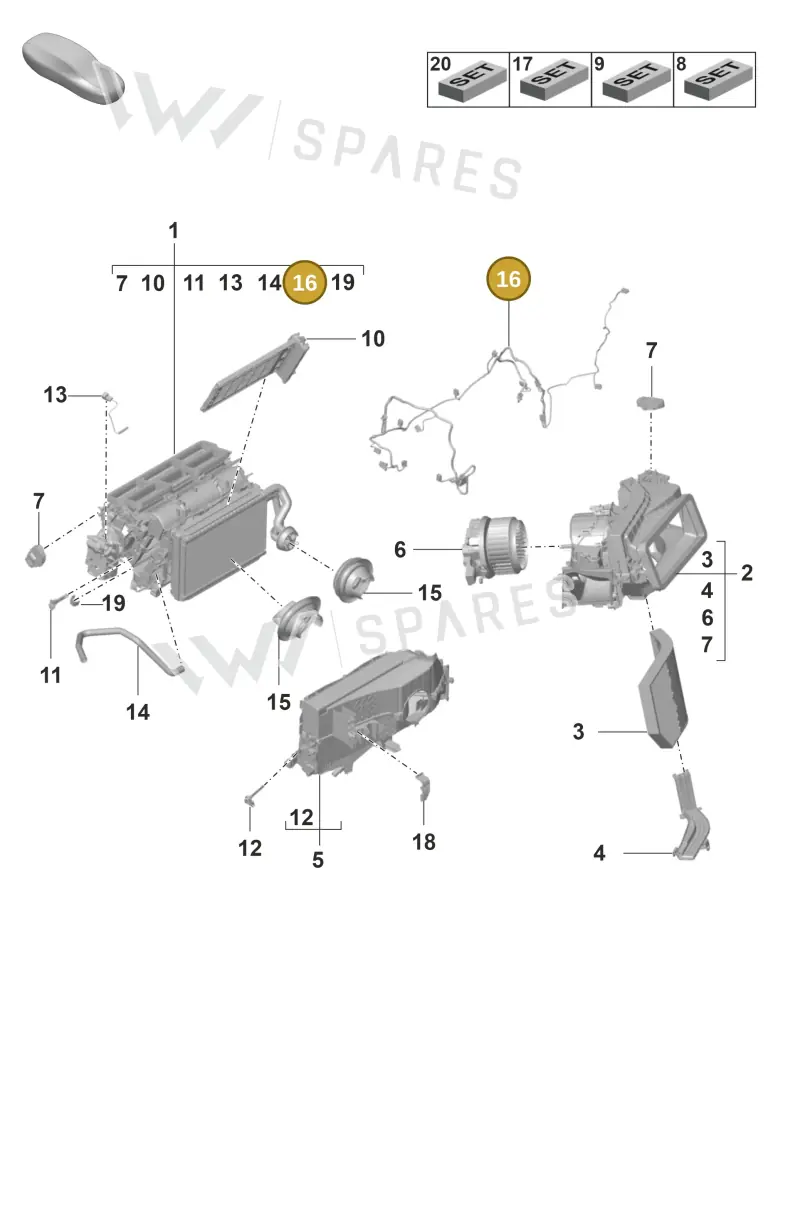 971971565E — Porsche Panamera (2020-2023) diagram p58814000, position 16