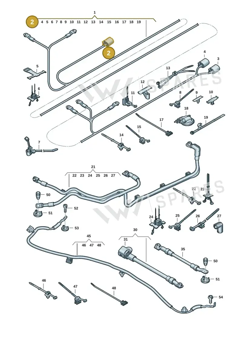 971973701B — Audi RS Q8 (2019-2025) diagram 429972000, position 2+3