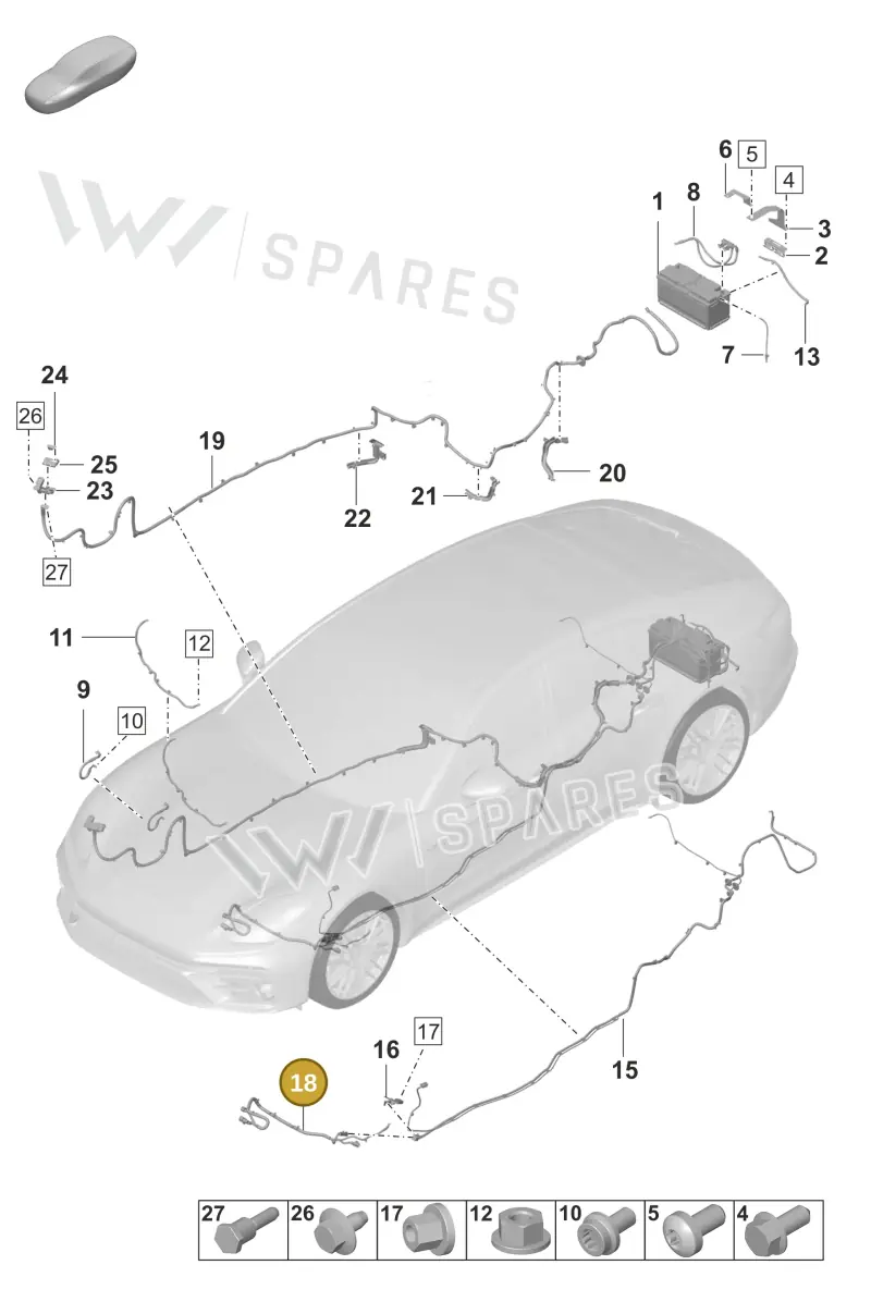 973971111B — Porsche Panamera (2020-2023) diagram p58902010, position 18