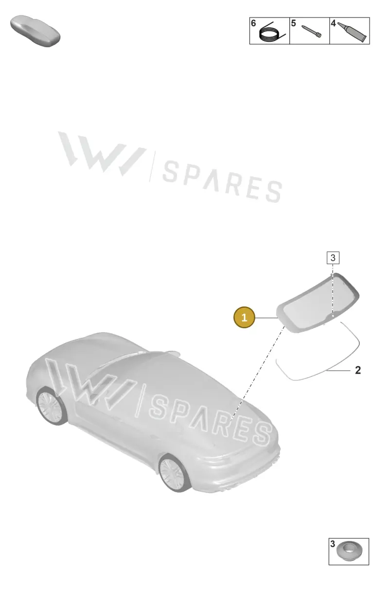 974845052D — Porsche Panamera (2020-2023) diagram p58805200, position 1