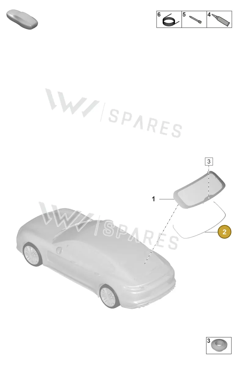 974845571 — Porsche Panamera (2020-2023) diagram p58805205, position 2
