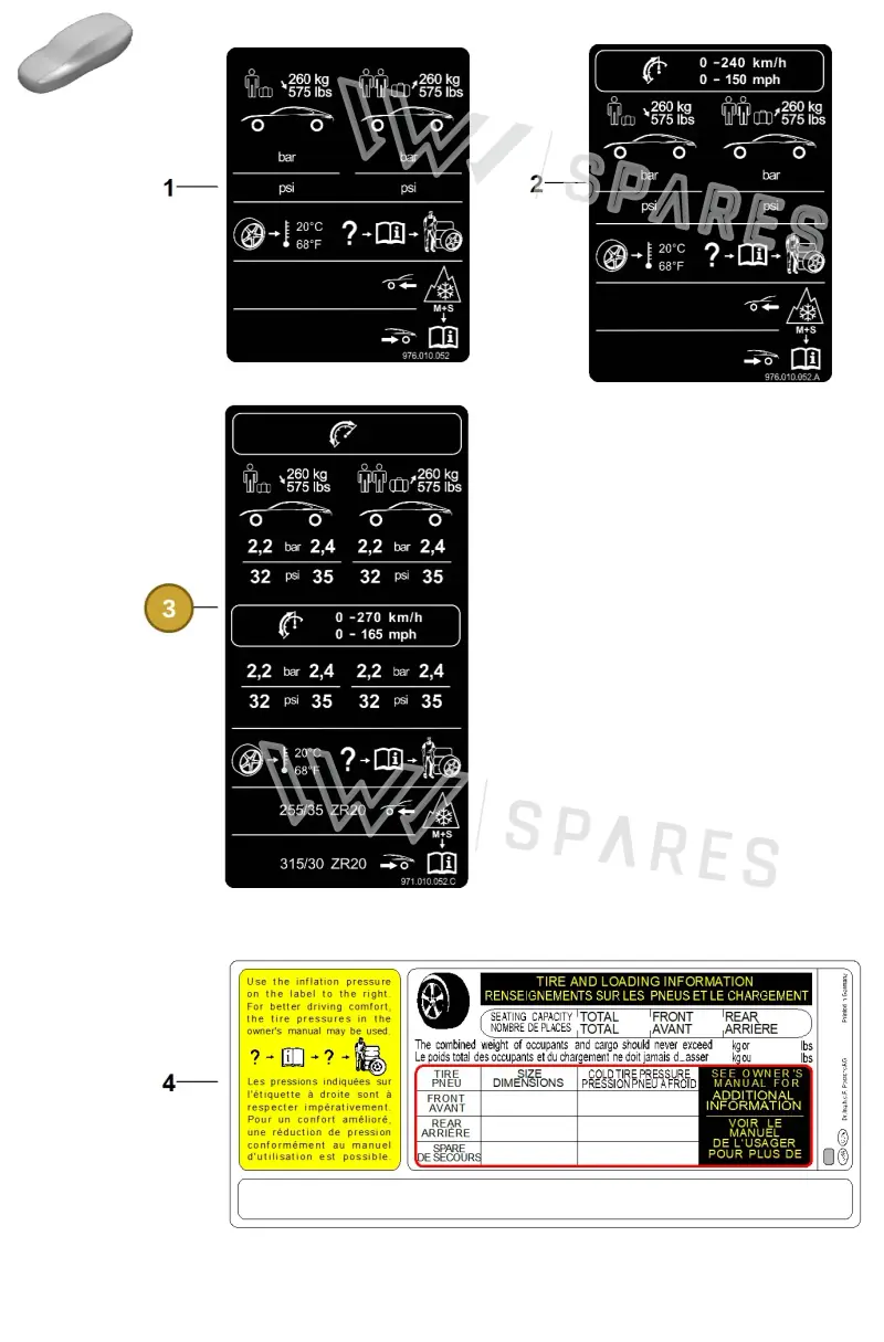 976010052D — Porsche Panamera (2023-2025) diagram p62012000, position 3