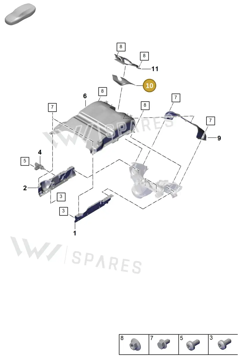 976119520 — Porsche Panamera (2023-2025) diagram p62202400, position 10