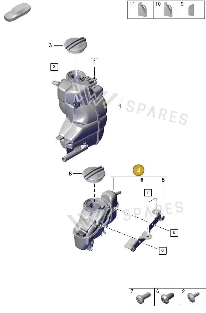 976121405 — Porsche Panamera (2023-2025) diagram p62105100, position 4