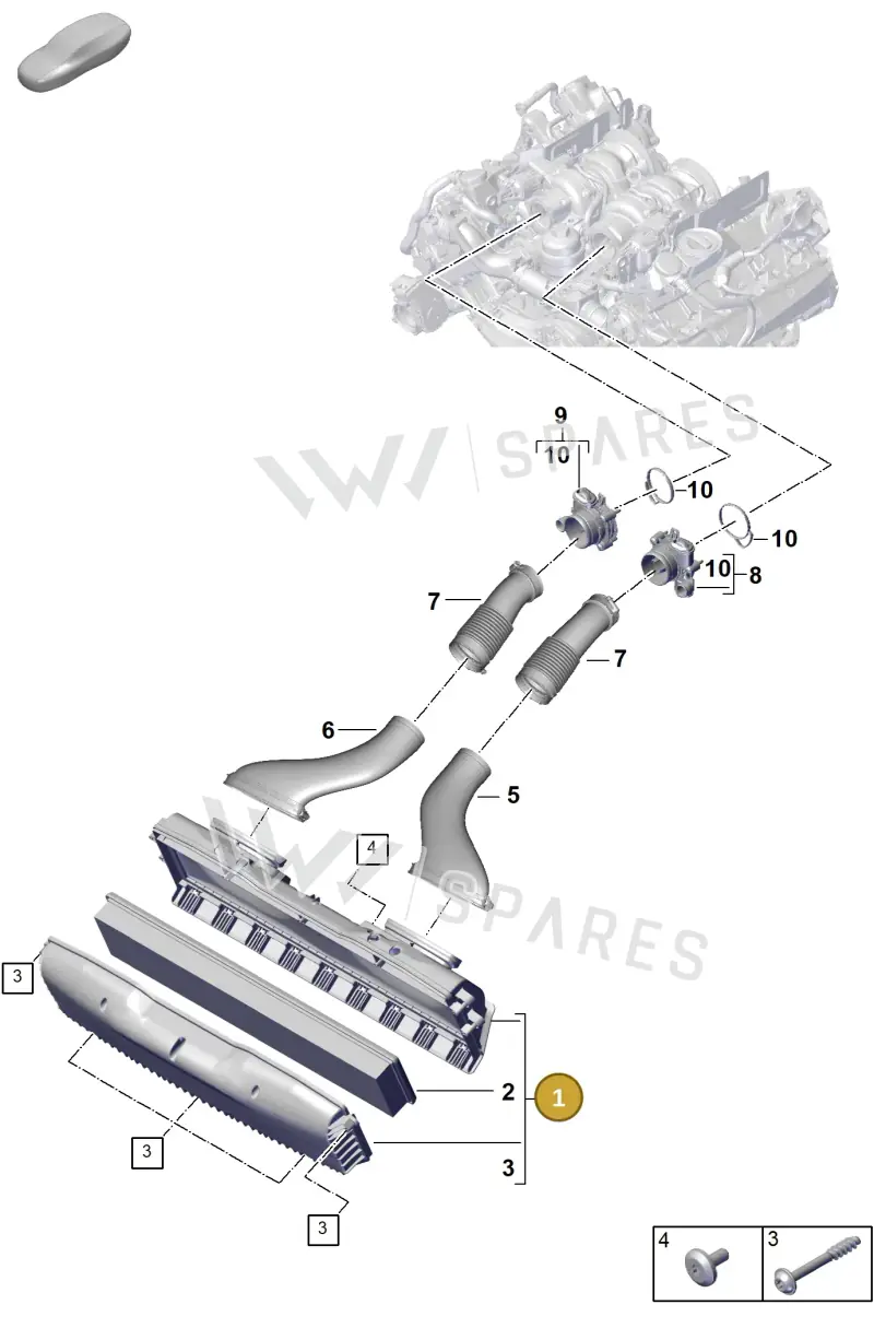 976128607 — Porsche Panamera (2023-2025) diagram p62106000, position 1