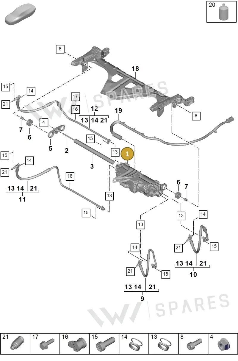 976145208D — Porsche Panamera (2023-2025) diagram p62402050, position 1