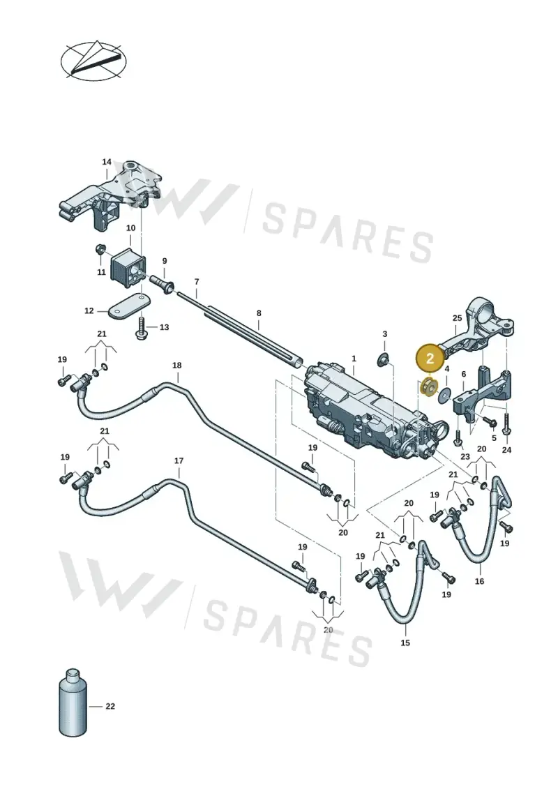 976199145 — Audi RS e-tron GT (2020-2025) diagram 4j1411020, position 2