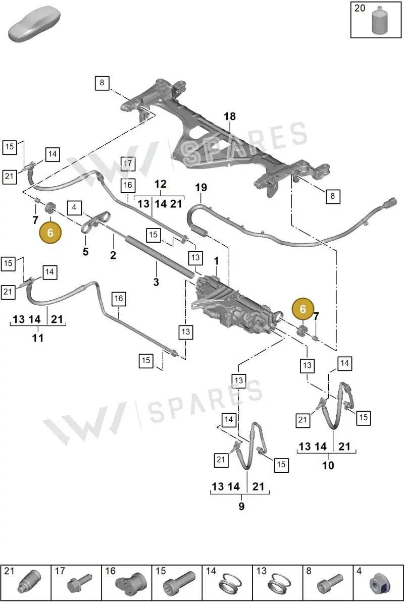 976199145 — Porsche Panamera (2023-2025) diagram p62402050, position 6