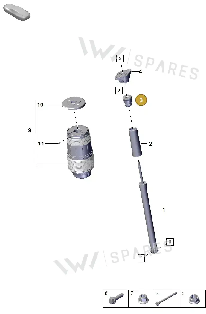 976512131A — Porsche Panamera (2023-2025) diagram p62502000, position 3