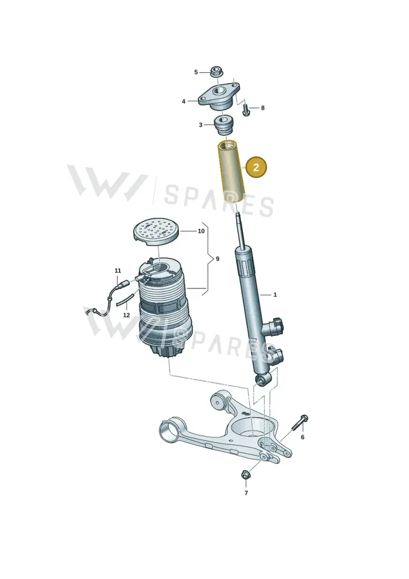 976512137A — Audi RS e-tron GT (2020-2025) diagram 4j1511020, position 2
