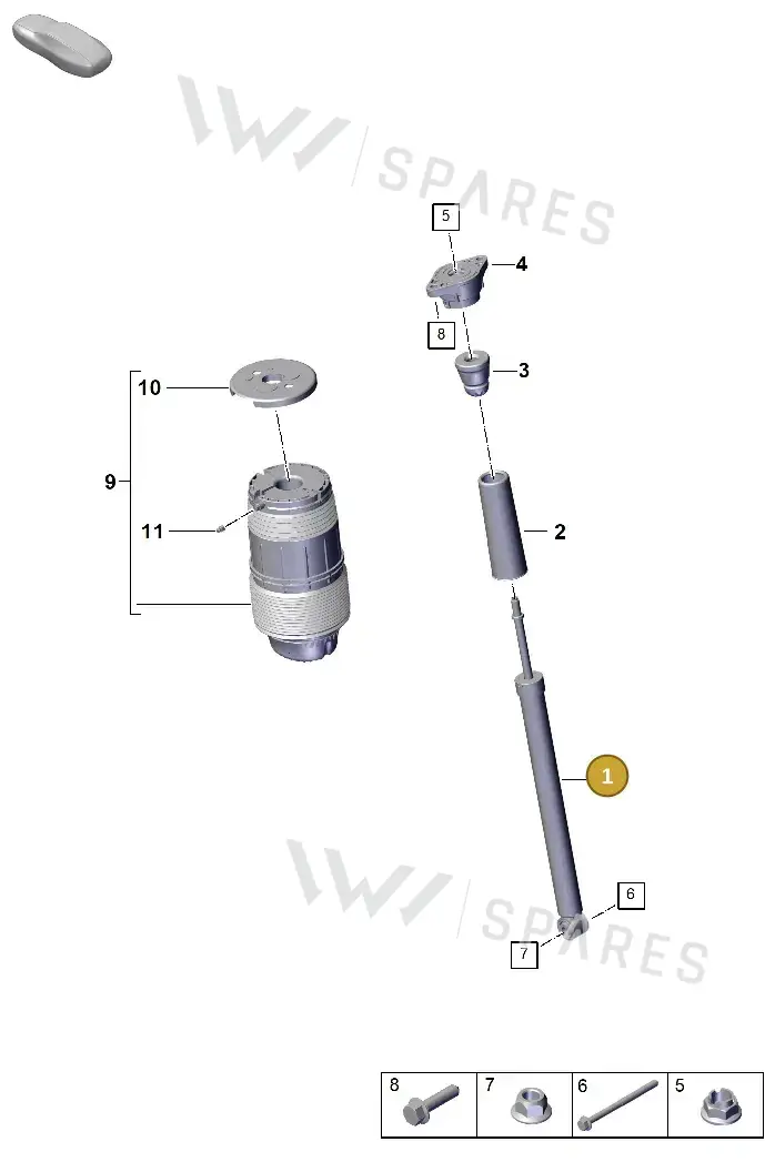 976513027G — Porsche Panamera (2023-2025) diagram p62502000, position 1