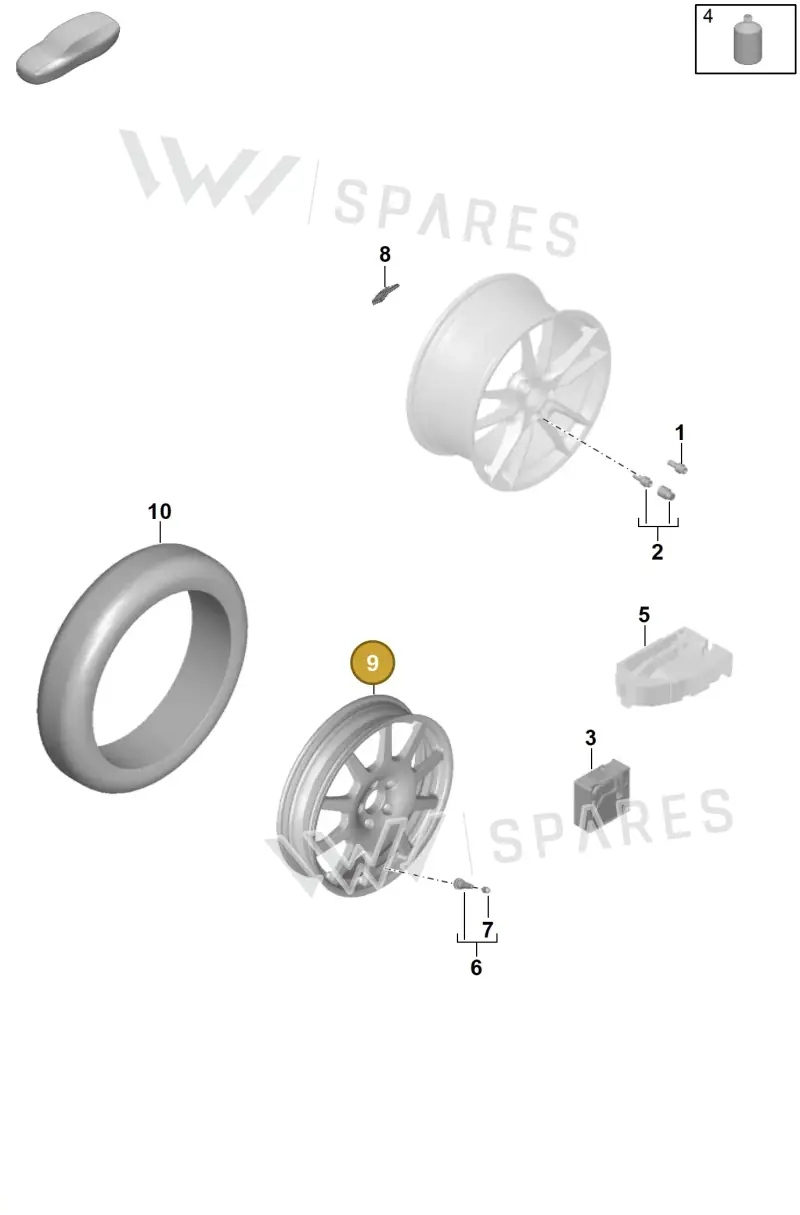 976601017 — Porsche Panamera (2023-2025) diagram p62601030, position 9