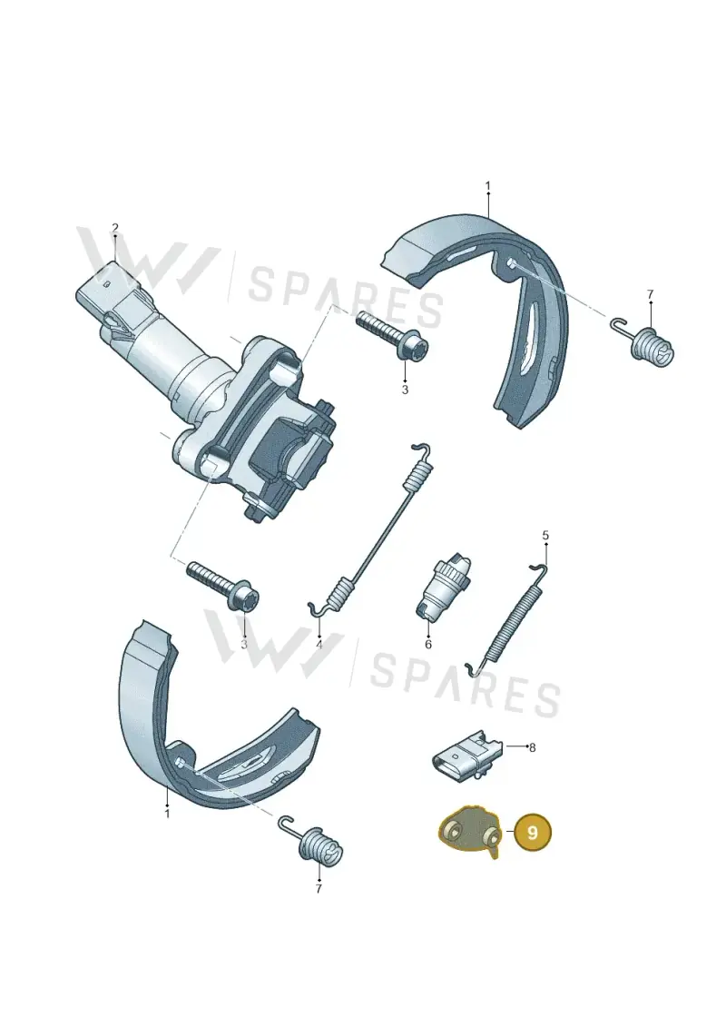 976609404 — Audi RS e-tron GT (2020-2025) diagram 4j1615090, position 9